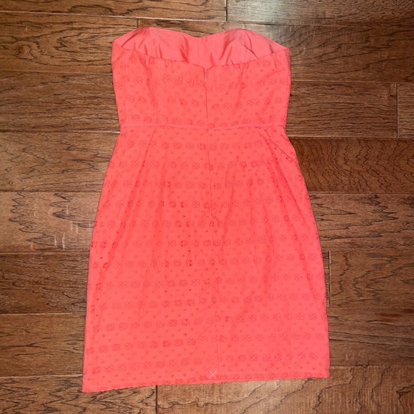 NWT J CREW EYELET STRAPLESS DRESS SZ 6 - Picture 2 of 8